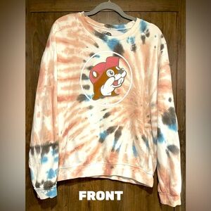 Buc-ee’s Tie-dye Sweater Size L